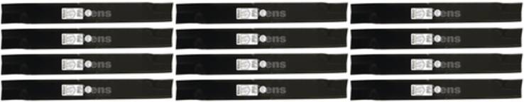 12 Pack Stens 355-420 Hi-Lift Blade Fits Exmark 103-6384-S