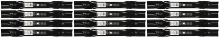 12 Pack Stens 355-709 Medium-Lift Blade Fits Walker 7705-1