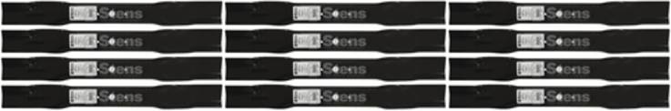 12 Pack Stens 355-713 Medium-Lift Blade Fits Walker 7705-2