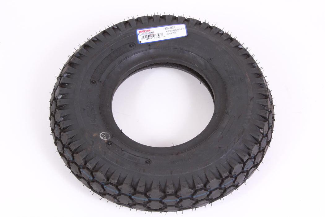 Martin Wheel 356-4ST-I 410/350-6 Stud Tread 4 Ply Pneumatic Tire K352