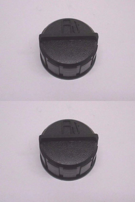 2 Pack Genuine Tecumseh 37844 Fuel Gas Cap Universal 1-3/4" ID Black OEM