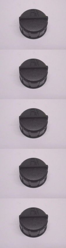 5 Pack Genuine Tecumseh 37844 Fuel Gas Cap Universal 1-3/4" ID Black OEM