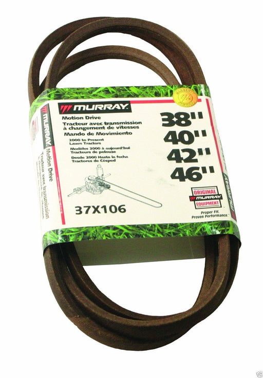 Genuine Murray 37X106MA Mower Motion Drive Belt Replaces 37X106 037X106MA OEM