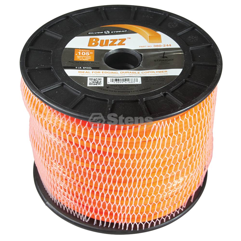 Stens 380-244 Buzz Trimmer Line .105 5 lb. Spool