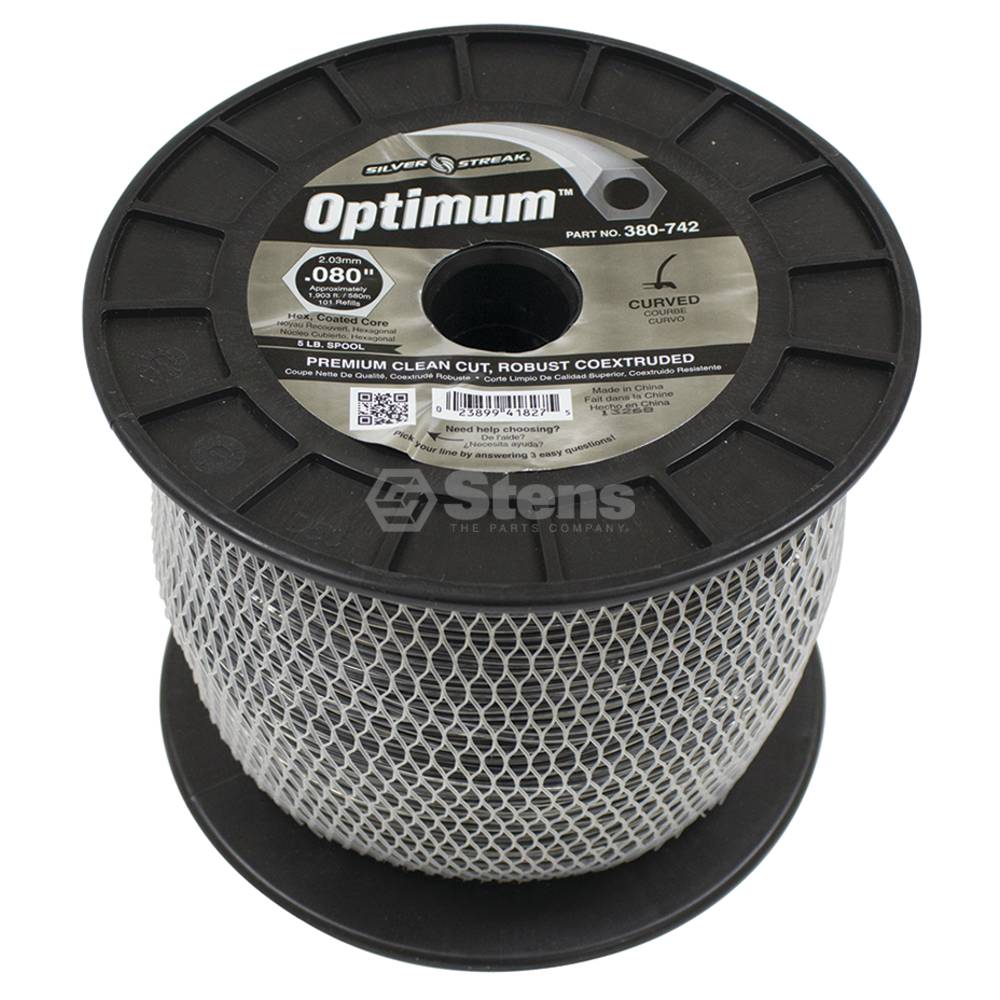 Stens 380-742 Optimum Trimmer Line .080 5 lb. Spool