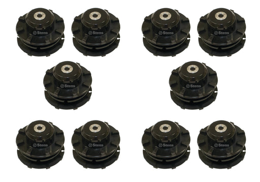 10 Pack Stens 385-222 Trimmer Head Spool Fits Redmax 521819501 PT104 Plus 4"