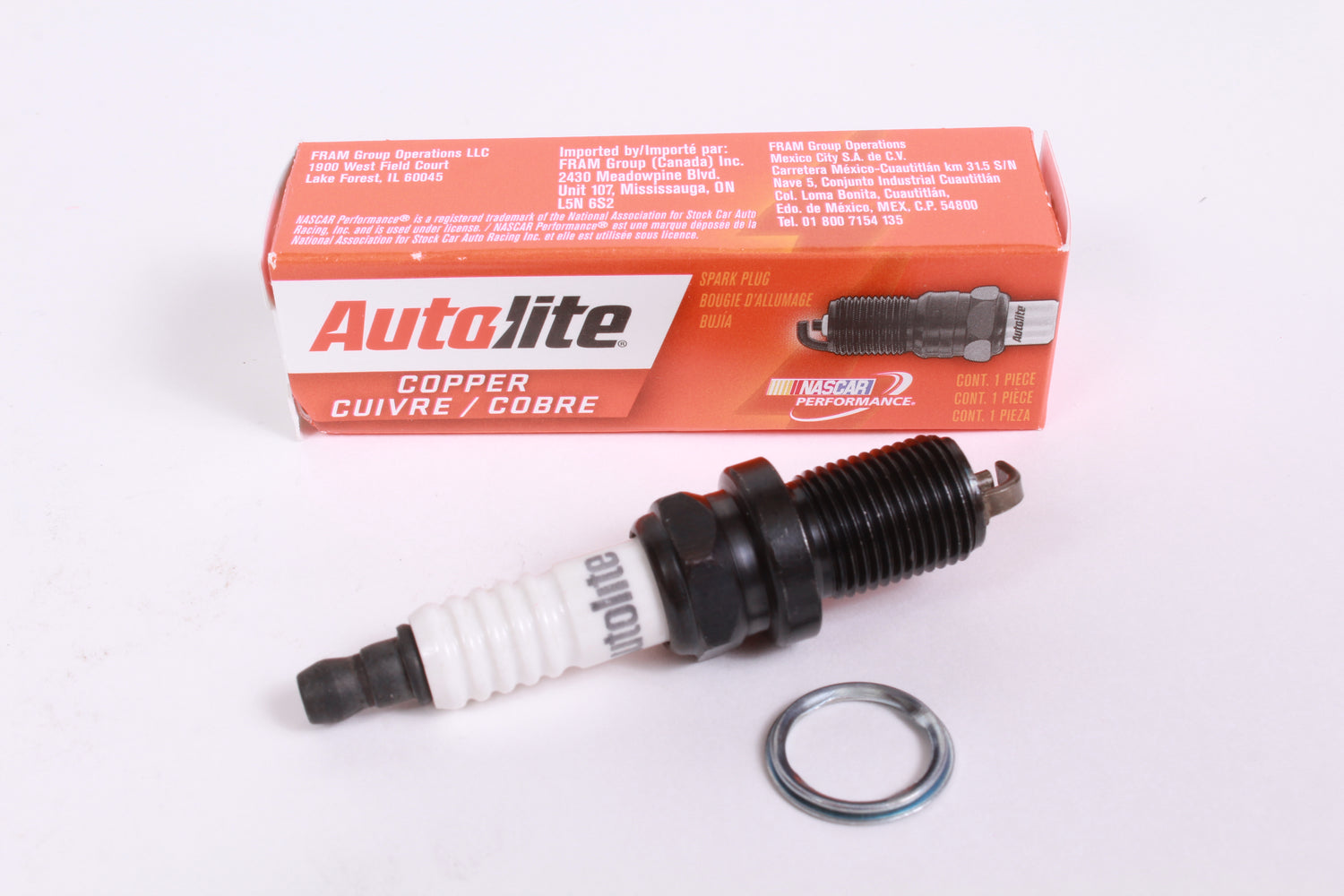 Genuine Autolite 3926 Copper Resistor Spark Plug