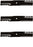 3 Pack Oregon 393-601 Mulching Blade Gator® G6™ 18"