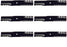 6 Pack Oregon 393-601 Mulching Blade Gator® G6™ 18"