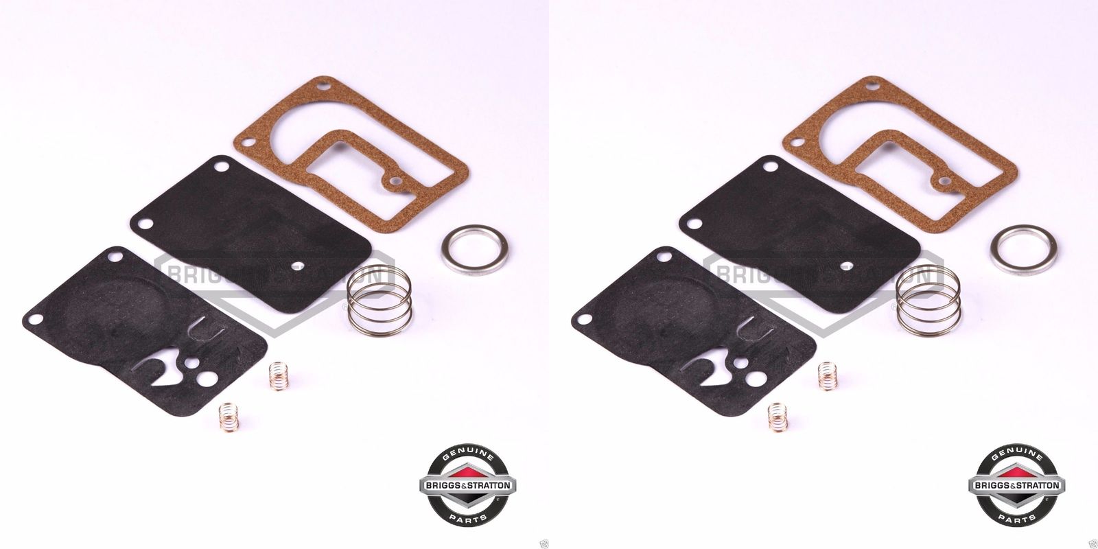 2 Pack Genuine Briggs & Stratton 393397 Fuel Pump Repair Kit OEM