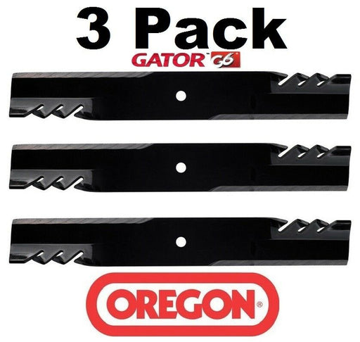 3 Pack Oregon 396-629 Mower Blade Gator G6 fits Bush Hog 50056493