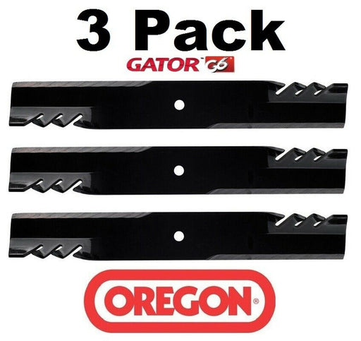 3 Pack Oregon 396-702 Mower Blade Gator G6 Fits John Deere TCU35394