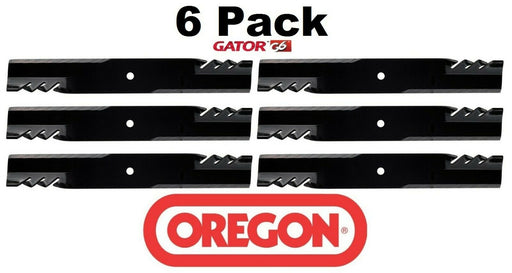 6 Pack Oregon 396-702 Mower Blade Gator G6 Fits John Deere TCU35394