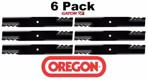 6 Pack Oregon 396-702 G6 Gator Mulcher Blade for Bobcat 112111-03 61" XM Series