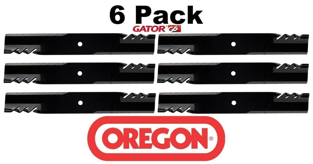 6 Pack Oregon 396-704 Mower Blade Gator G6 fits Dixie Chopper 30227-52T