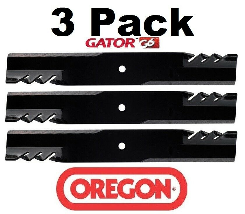 3 Pack Oregon 396-710 Mower Blade Gator G6 Fits John Deere M144297 M144935