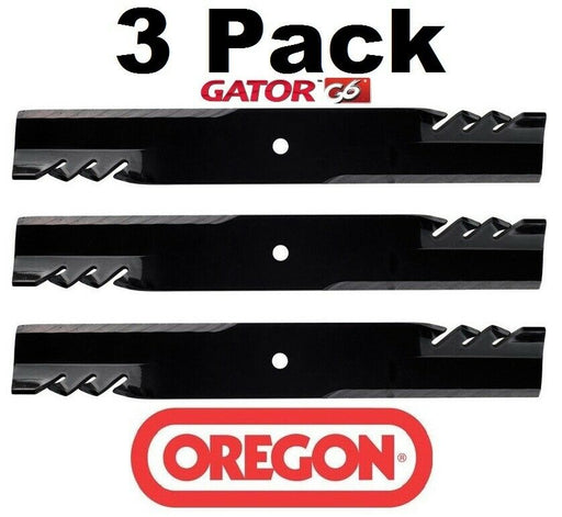 3 Pack Oregon 396-712 Mower Blade Gator G6 Grasshopper 320322