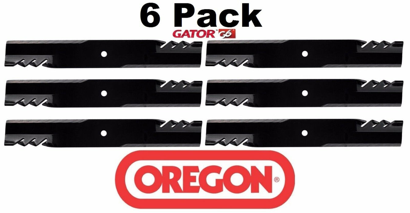 6 Pack Oregon 396-712 G6 Gator Blade For Grasshopper 320242 320243 320245 320246