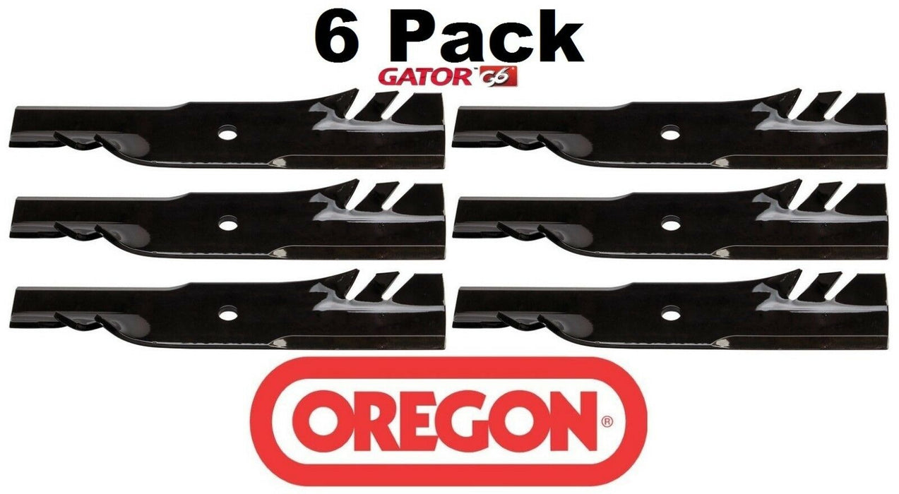 6 Pack Oregon 396-714 Mower Blade Gator G6 fits  Dixie Chopper 63227-H