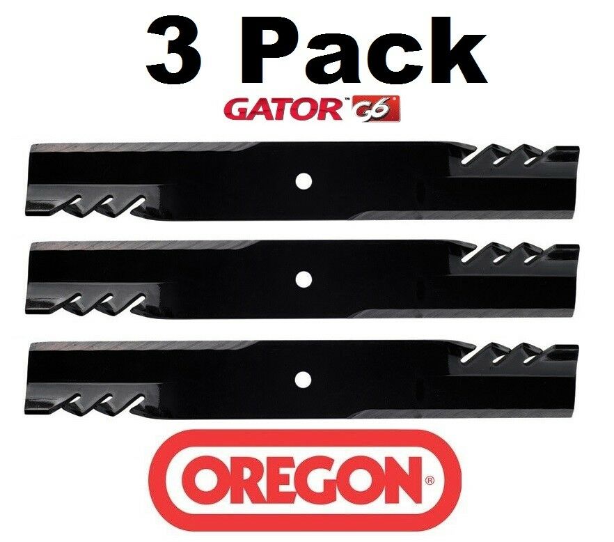 3 Pack Oregon 396-716 Gator G6 Blade Fits AYP 106041X 121705X