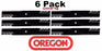 6 Pack Oregon 396-723 G6 Gator Blade Fits Dixie Chopper 30227-50H 30227-50X