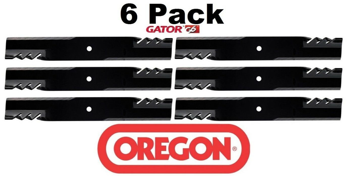 6 pack Oregon 396-723 Mower Blade Gator G6 Fits Dixon 539126431 9258 9265