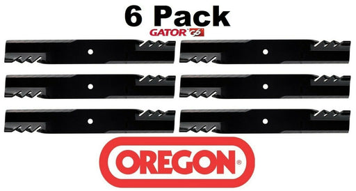 6 Pack Oregon 396-725 Mower Blade Gator G6 Fits John Deere M127466