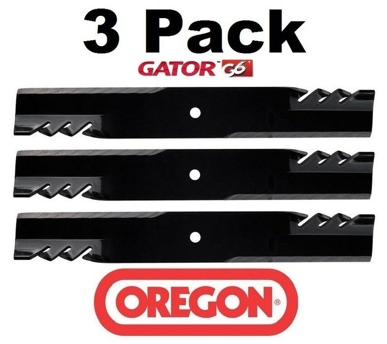 3 Pack Oregon 396-727 Mower Blade Gator G6 Fits Dixon 522829301 522936601