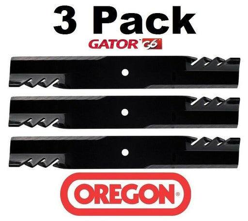 3 Pack Oregon 396-727 Mower Blade Fits Bobcat Gator G6 42180B WM142180B