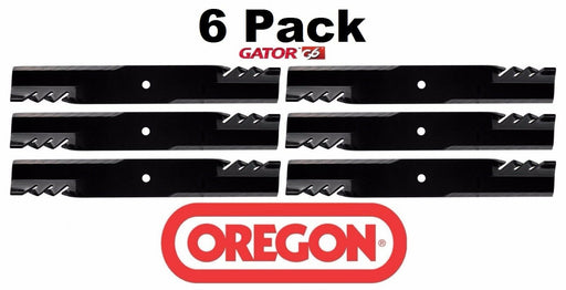 6 Pack Oregon 396-727 G6 Gator Mulcher Blade for Kees 101733