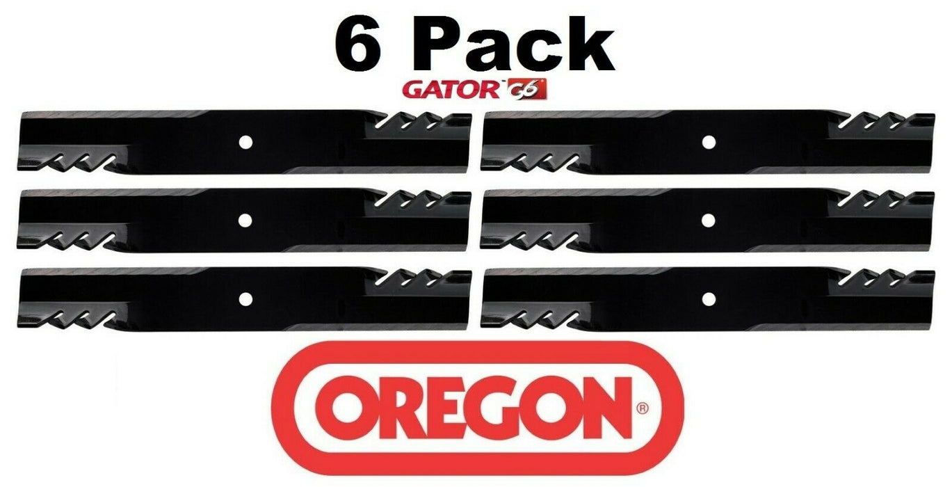 6 Pack Oregon 396-727 Mower Blade Gator G6 Giant Vac 21538 3021538