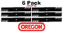 6 Pack Oregon 396-727 Mower Blade Gator G6 Giant Vac 21538 3021538