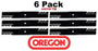 6 Pack Oregon 396-731 Mower Blade Gator G6 Fits Dixon 539105476