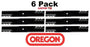 6 Pack Oregon 396-731 Mower Blade Gator G6 Fits Ferris 5102227S