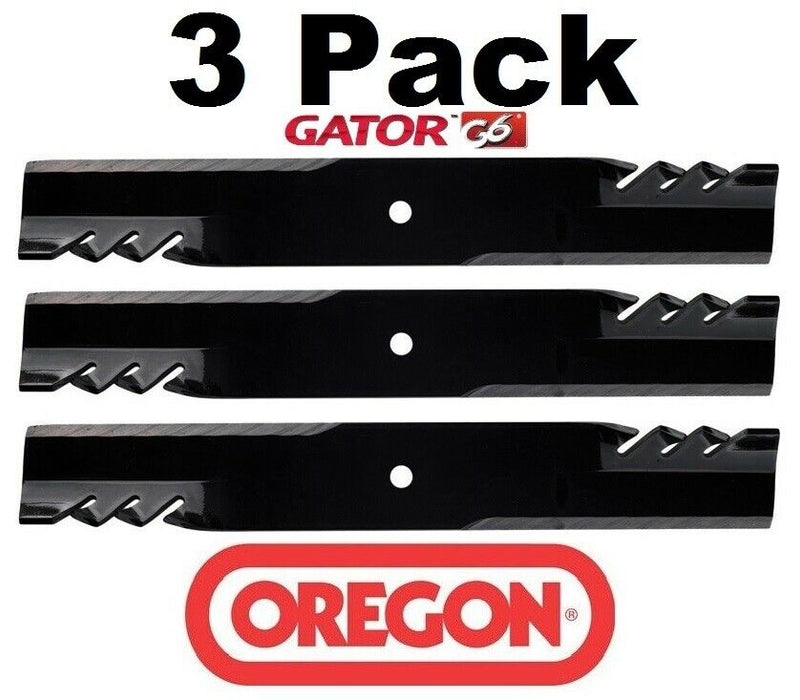 3 Pack Oregon 396-735 Mower Blade Gator G6 Fits Hustler 796649 796649X 796649Y