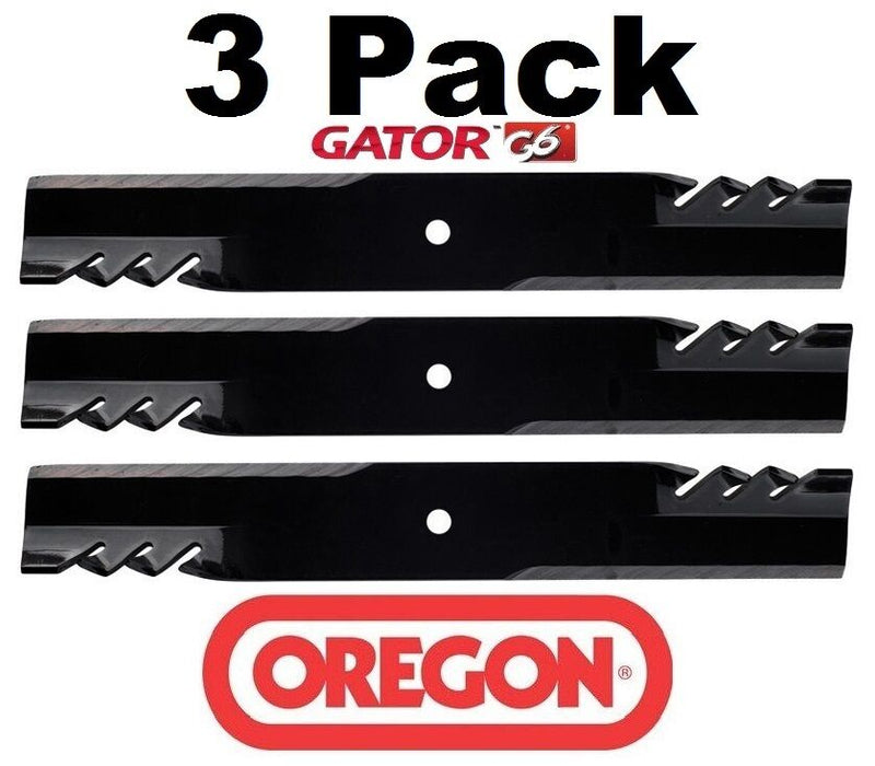 3 Pack Oregon 396-735 G6 Gator Blade Fits Scag A48110 481706 482461 32" 48"