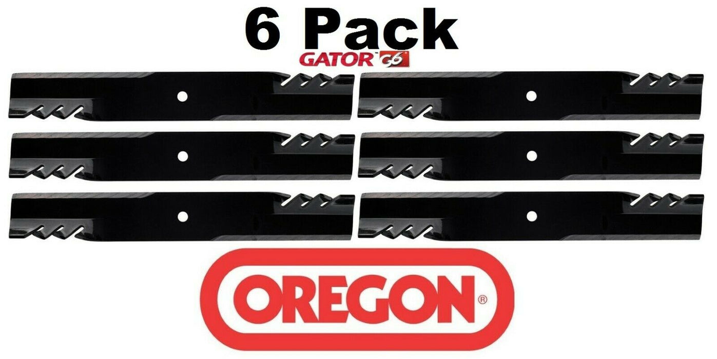 6 Pack Oregon 396-735 Mower Blade Gator G6 Fits Hustler 796649 796649X 796649Y