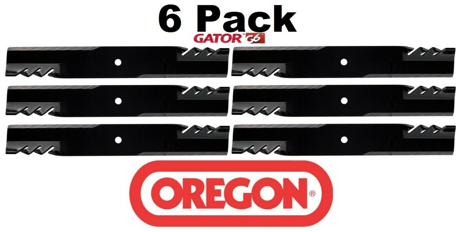 6 Pack Oregon 396-735 Mower Blade Gator G6 Fits Hustler 796649 796649X 796649Y