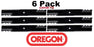 6 Pack Oregon 396-735 G6 Gator Mulcher Blade for Scag 481710 A48184 A48184HL