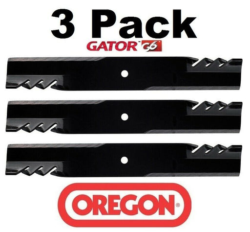 3 Pack Oregon 396-739 Mower Blade Gator G6 Fits Hustler 602284 602284X 602288