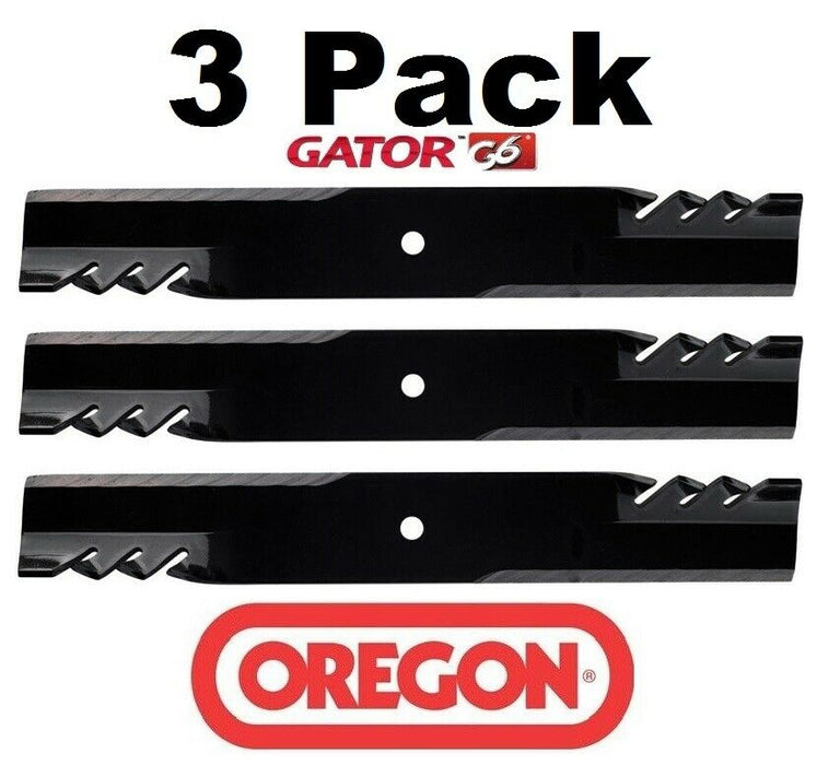 3 Pack Oregon 396-739 Mower Blade Gator G6 Fits Hustler 602284 602284X 602288