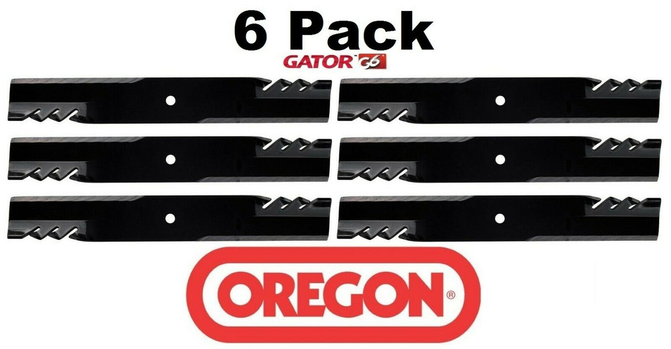 6 Pack Oregon 396-739 Mower Blade Gator G6 Fits Hustler 602284 602284X 602288