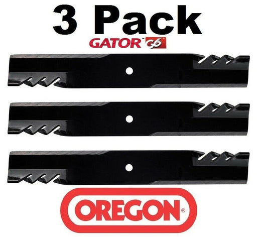 3 pack Oregon 396-740 Mower Blade Gator G6  Fits Dixon 12451 12508 13368