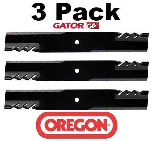 3 Pack Oregon 396-740 Mower Blade Gator G6 Fits Hustler 602771 602771X 793935