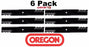 6 Pack Oregon 396-740 G6 Gator Blade for Dixie Chopper 30227-60H