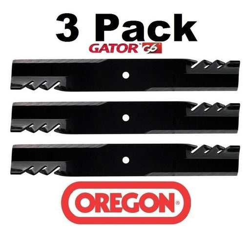 3 Pack Oregon 396-743 Mower Blade Gator G6 Fits John Deere M141669 EPC201693