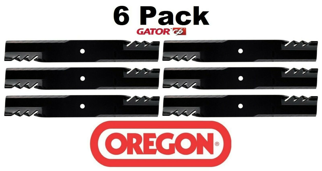 6 Pack Oregon 396-764 Mower Blade Gator G6 Fits Hustler 602857 798702 798710