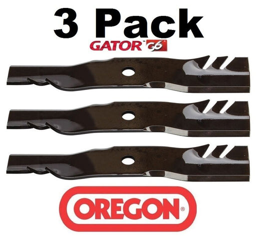 3 Pack Oregon 396-770 G6 Gator Blade for John Deere M136185 TCU30315 TCU14939