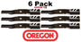 6 Pack Oregon 396-770 G6 Gator Blade for John Deere M136185 TCU30315 TCU14939