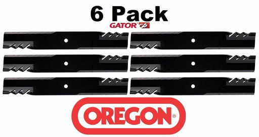 6 Pack Oregon 396-775 Gator Blade For John Deere AM102401 AM38314 M141786 M80783